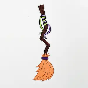 Broomstick Shapemark - UV Printed Acrylic
