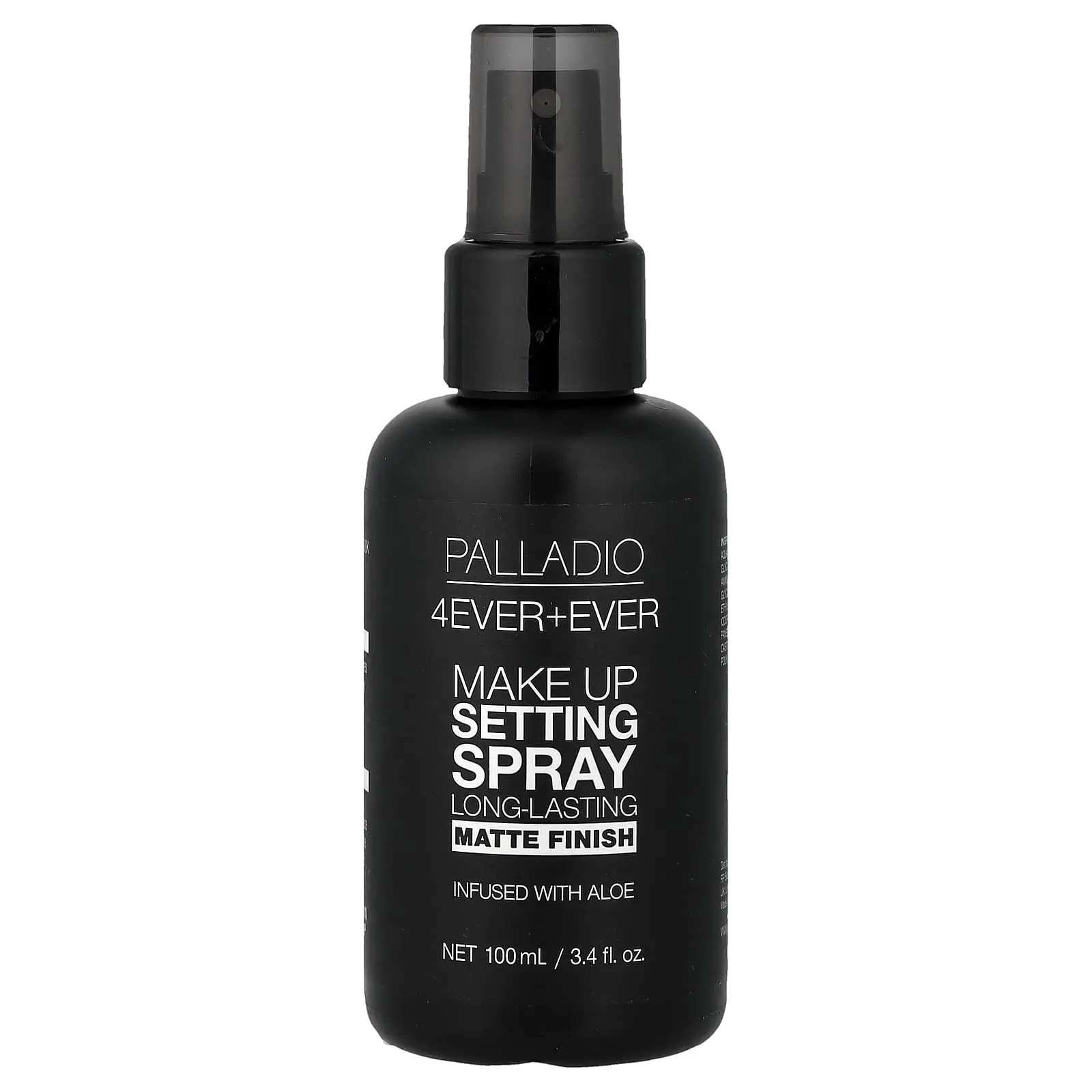 Palladio 4Ever + Ever, Makeup Setting Spray, Long-Lasting Matte Finish, 3.4 fl oz (100 ml)