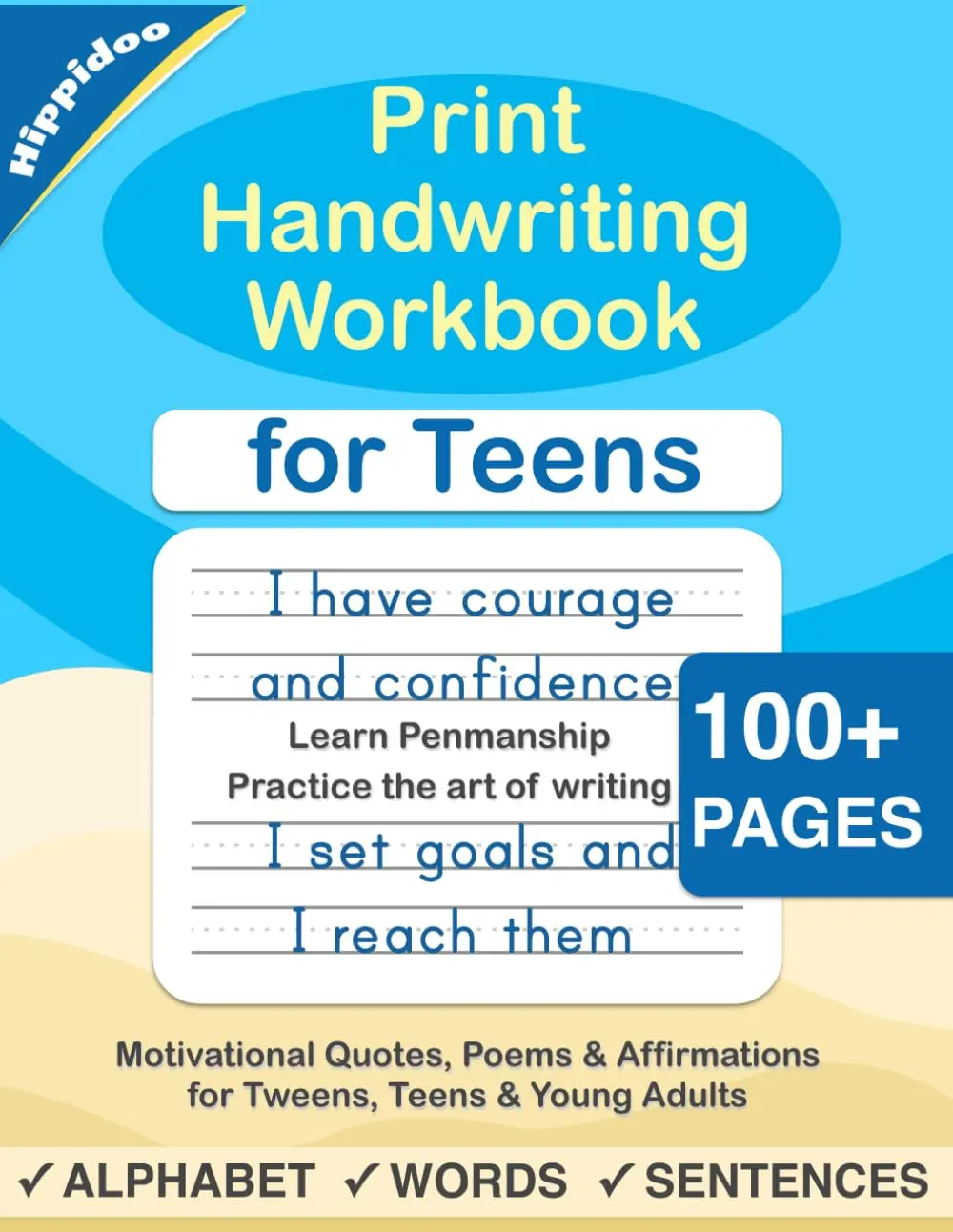 Print Handwriting Workbook for Teens: Improve your printing handwriting & practice print penmanship workbook for teens and tweens (Master P