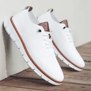 Men’s Mesh Casual Sneakers Oxfords Spring And Summer Business Casual Walking Shoes Tennis Comfortable, Boy Runner Sporty Lightweight Breathable Running Shoes For Exercise & Daily Wear