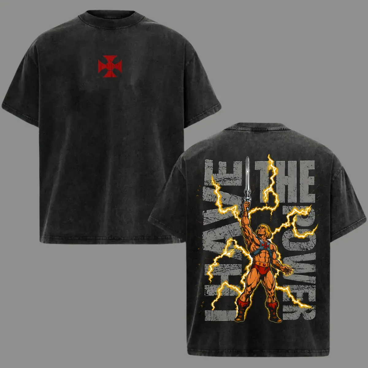 Men's Naruto Orochimaru "Forbidden Jutsu of Immortality" Graphic Tee - Double Printed, Oversize, Lightweight, Acid Washed, Cotton, Casual, Shortsleeve, Retro Menswear for Day Wear XWL AOC, Sword, Tops