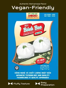 Bot Banh Bao (Huong Xua) Vietnamese Rice Flour for Steamed Pork Bun Ready Mix Banh  NET WT 14.11 oz / 400 g Vietnamese food and snacks