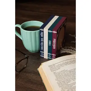 Book Coaster Set - Jane Austen Collection