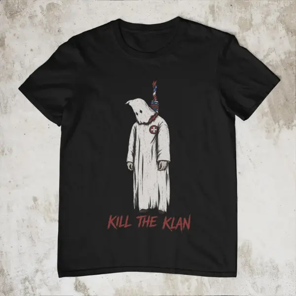 K*ll The Klan Shirt, Funny Klan Hanging Graphic Shirt,Ku Klux Klan Men's Shirt