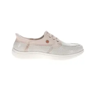 Skechers Womens Skechers Slip-Ins X Martha Stewart On-The-Go Flex Radiant Summertime Boat Sneakers Shoes Casual - Off White