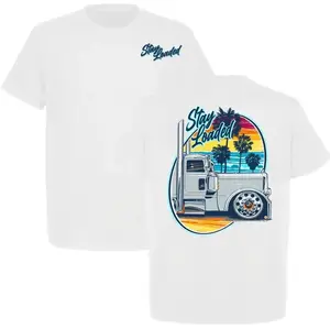 Stay Loaded Cool Breeze T-Shirt, Semi Truck Tee, Peterbilt Shirt , Retro Truck, Perfect for Car Enthusiasts, Top Cotton Menswear, Gift For Truck Lover