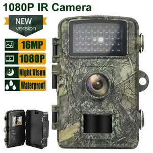 VASTFIRE Outdoor 16MP 1080P HD Hunting Camera with 32GB Card, 90° Lens, IP66 Waterproof, Night Vision, 0.7s Trigger Capture, 2.0-inch TFT Display, Ideal for Wildlife Monitoring & Home Security