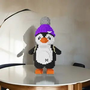 Penguin Design Building Blocks, 6231pcs/set DIY Buildable Blocks Kit, Desktop Decoration, Ideal Gift for Enthusiasts