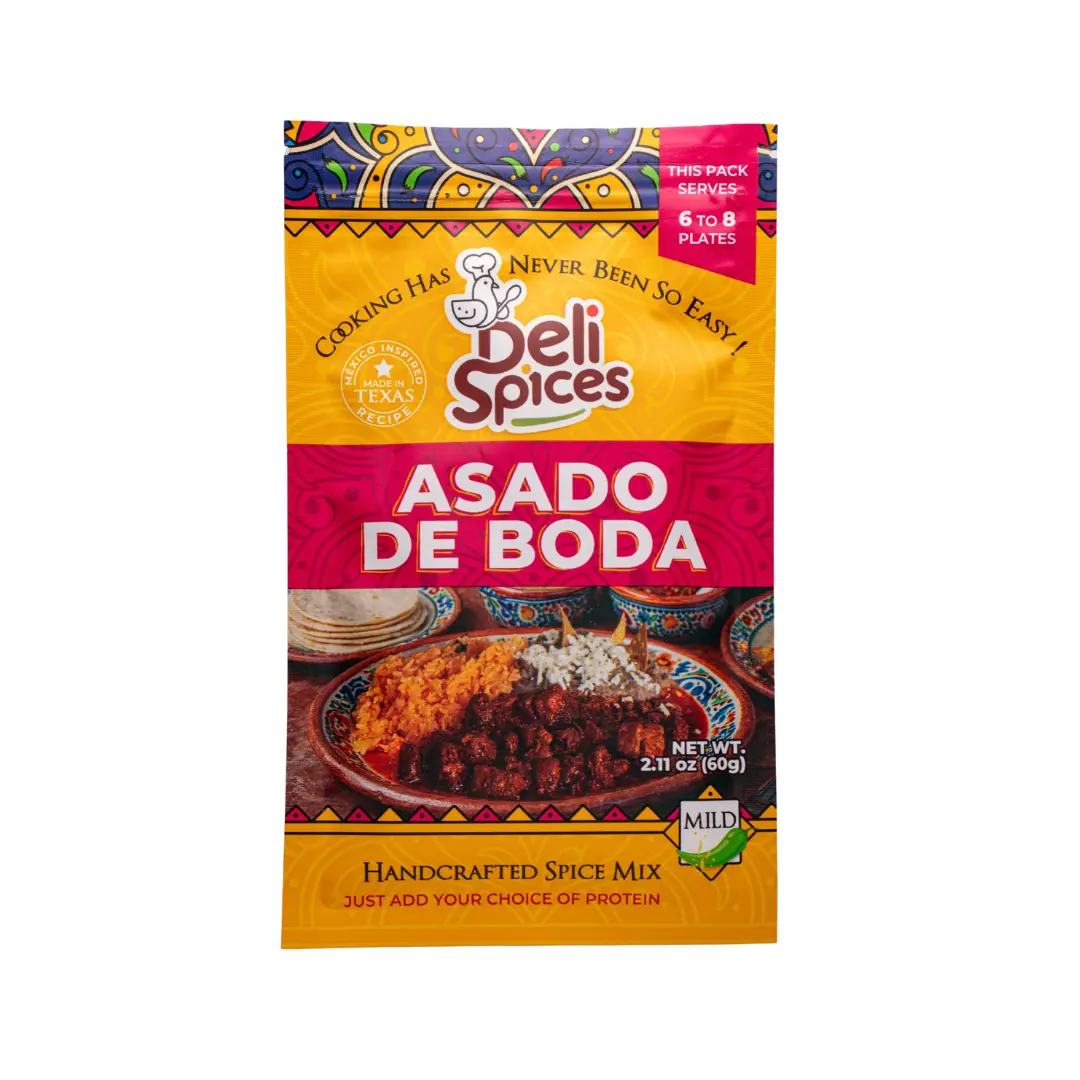 "Asado de Bodas Spice Mix - Seasoning for 3 lbs of Authentic Mexican Asado" Flavor Powder Chilli