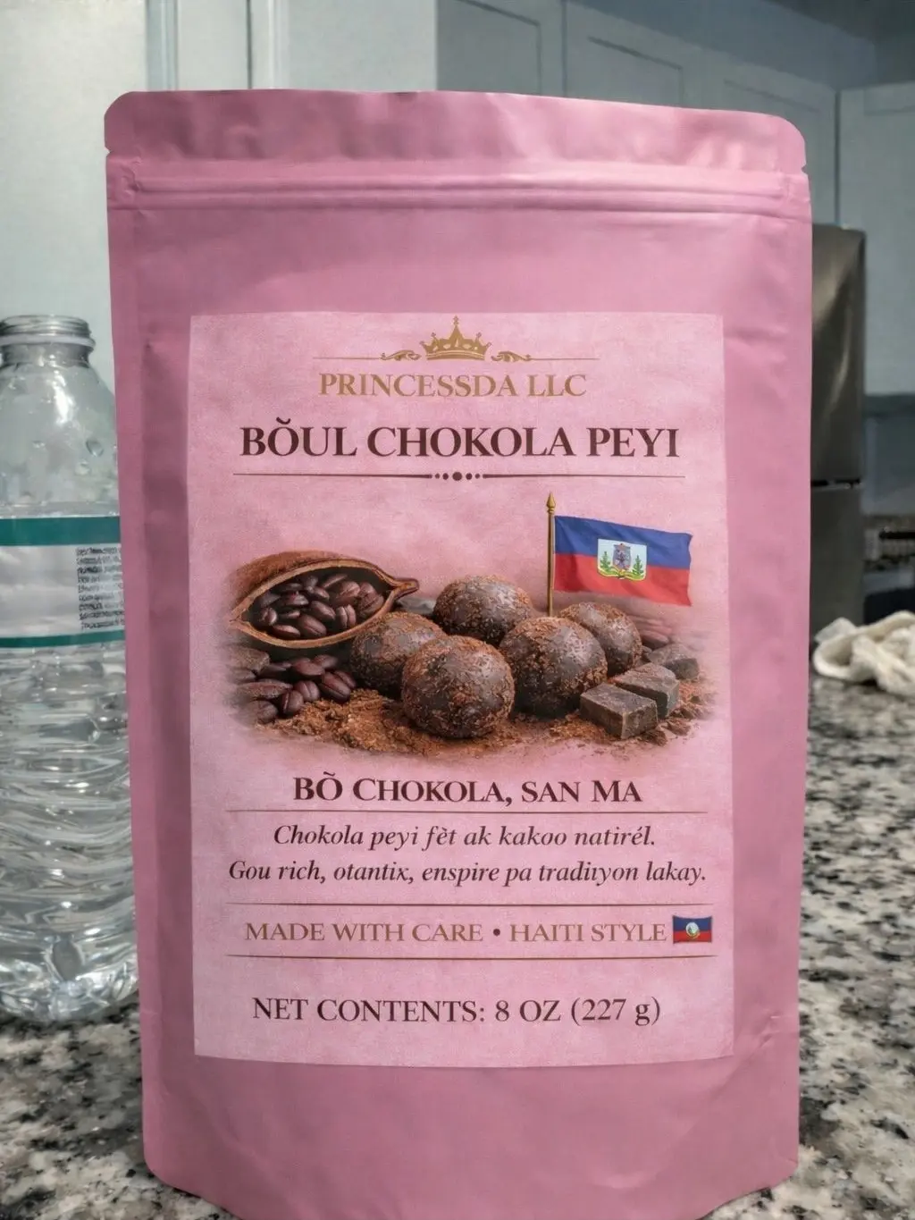 Ayisyen Chocolate Snack, Traditional Haitian Chocolate Treat for Casual Enjoyment