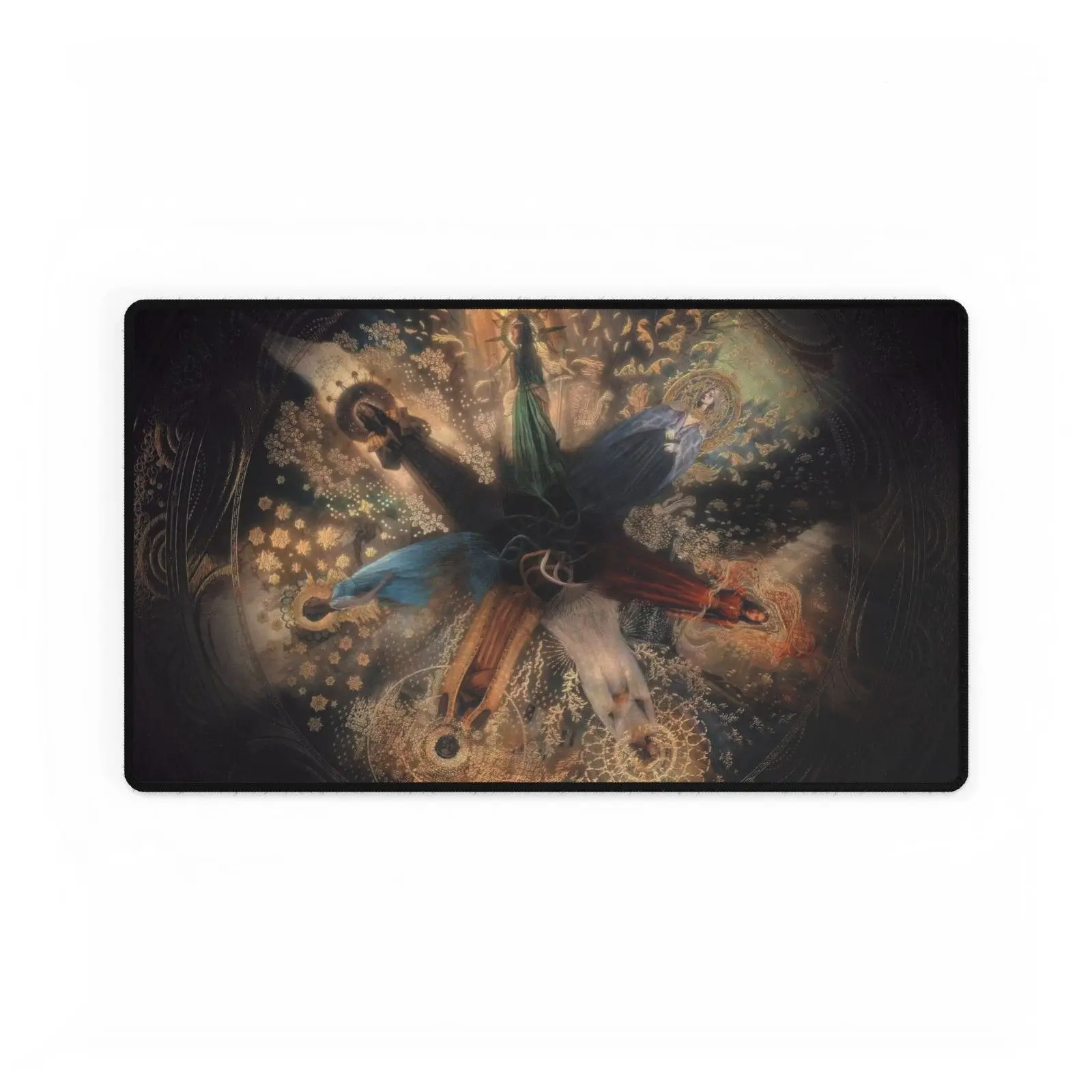 Gamer Desk Mat, Magic the Gathering Playmat, Wheel of Time Table Protector, TCG