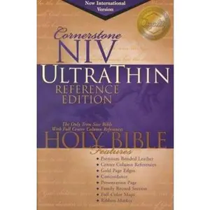 USED-The Holy Bible Cornerstone New International Version Ultrathin Reference Edition by Bible (Unknown)