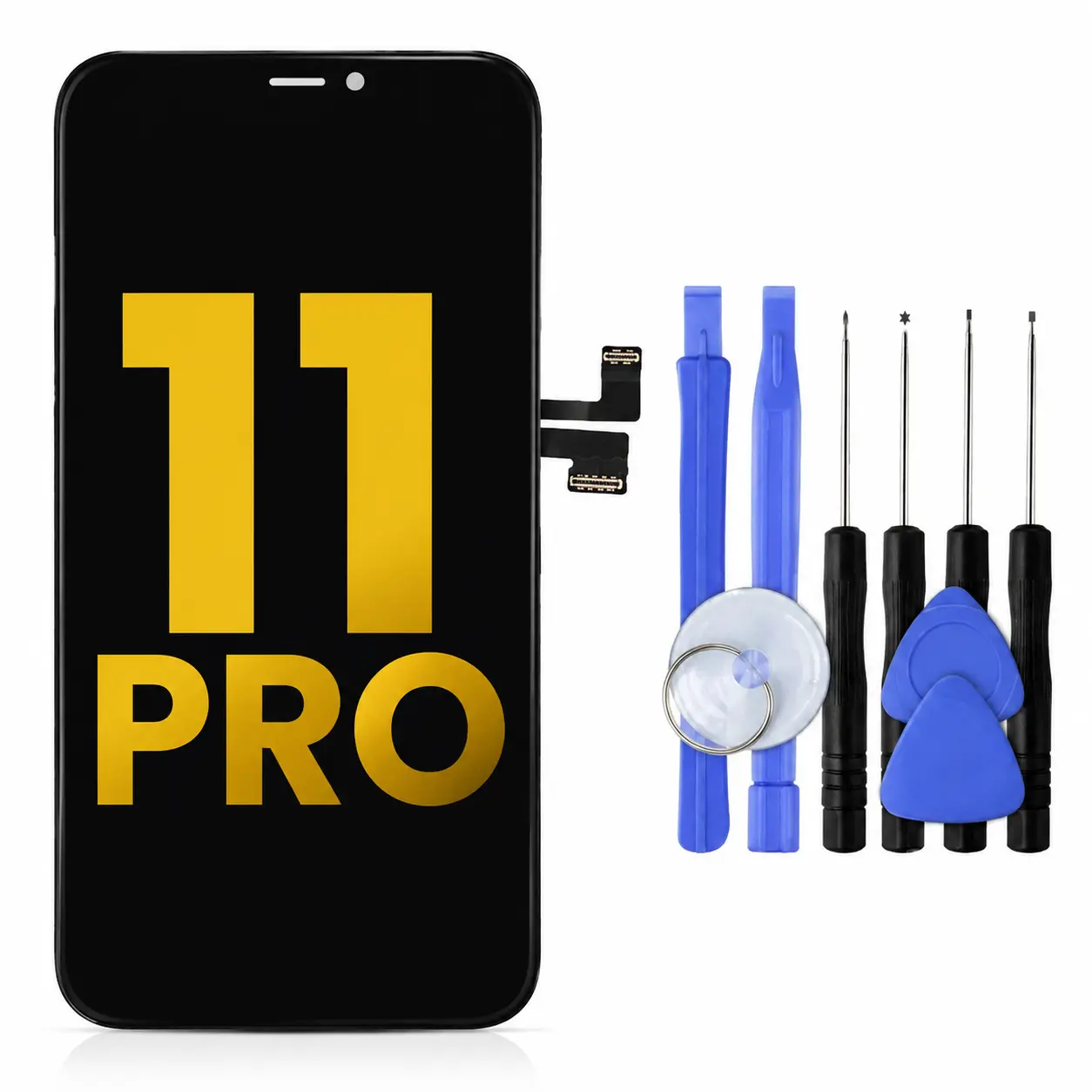For iPhone 11 Pro LCD Display Touch Screen Digitizer Assembly Frame Replacement