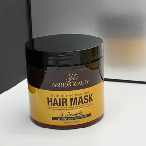 Fashion Beauty Nourishing Magical Hair Mask - 500ml Repairs Damaged Hair with Argan Oil & Protein for Radiant Shine and Softness