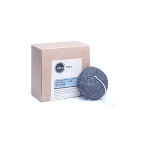 Konjaku & Charcoal Exfoliating Sponge - NOW 50% OFF