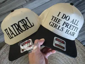 i do all the pretty girls hair hat, Hairstylist Hats