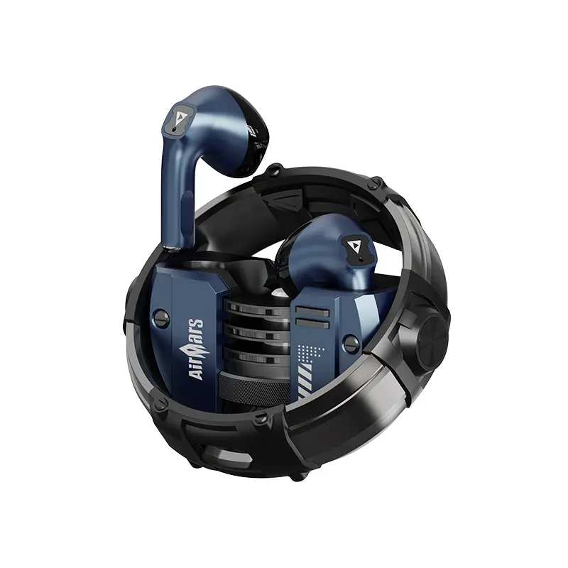 \ABW07 True Wireless Earbuds Gaming Earbuds  Bluetooth 5.4 Fast Charging Case Music & Gaming Dual Mode Low Latency Metallic Design Audio Headphone