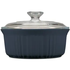CorningWare® French Colors 1.5-quart Round Baking Dish, Navy