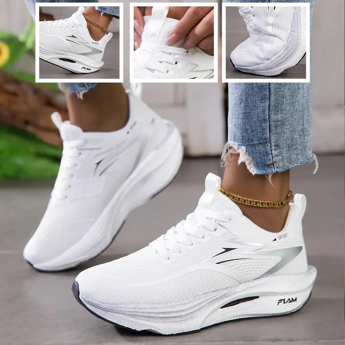 Ubetif Unisex Low-Top Athletic Sneakers - Synthetic Textile-Cloth Upper, Carbon Board, Lightweight Breathable, Simple Lace-Up Fit, All-Season, Fitness, Sporty Chic Casual Hiking Travel Sneakers, Workout Sneakers, Running Athletic Footwear
