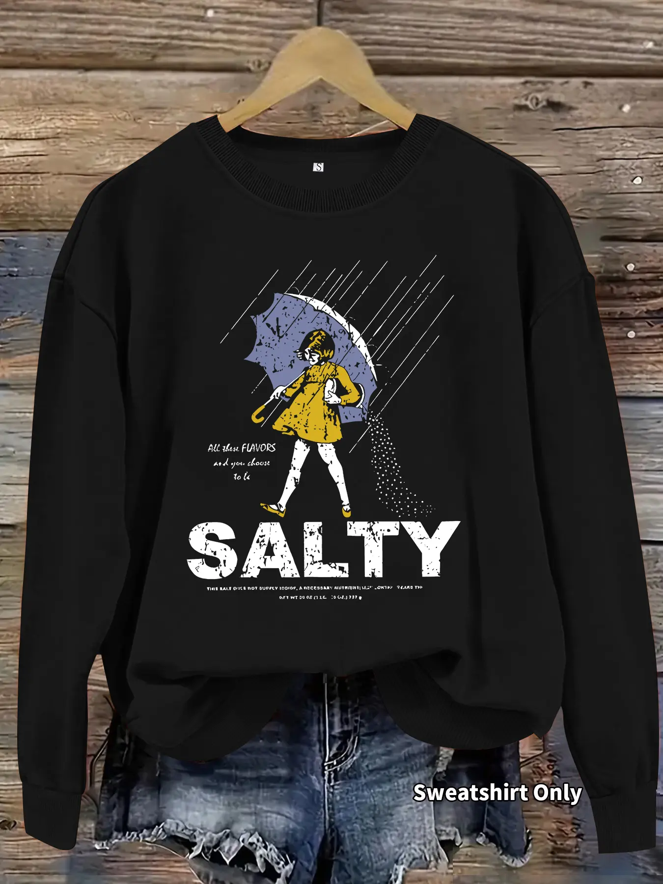 Women's Casual Everyday Graphic Pullover Sweater, Soft Long Sleeve Round Neck Sweatshirt, Cozy Sweatshirt, All Seasons Fitted Comfortable Fit, Graphic Sweatshirts, Womenswear Tops, Lady