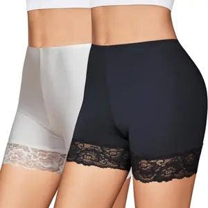 Avidlove Women's Lace Under Shorts for Dresses Anti Chafe Underwear Boyshorts Panties Comfort Lightweight Elastic Bottom with Adjustable Length