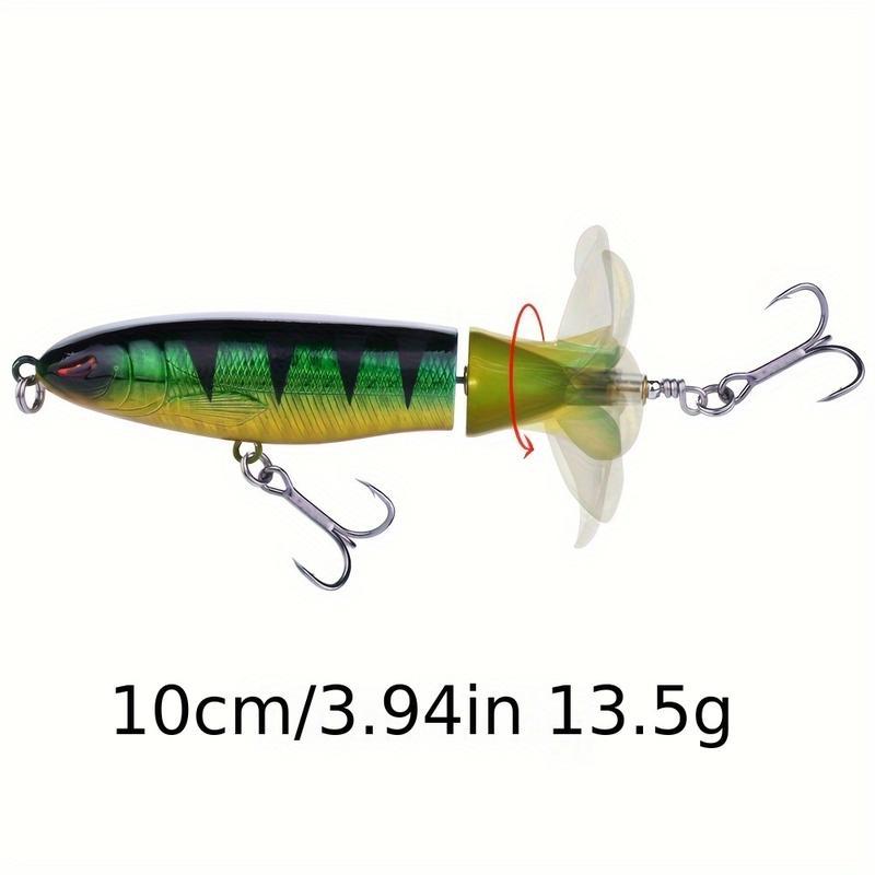 5/10pcs Artificial Fishing Lure with box, 13.5g Simulation Fishing Lure with Hook, Fishing Accessories for Outdoor Fishing Equipment, 10cm Whopper Plopper, Swimbaits, Fishing Lure Bait