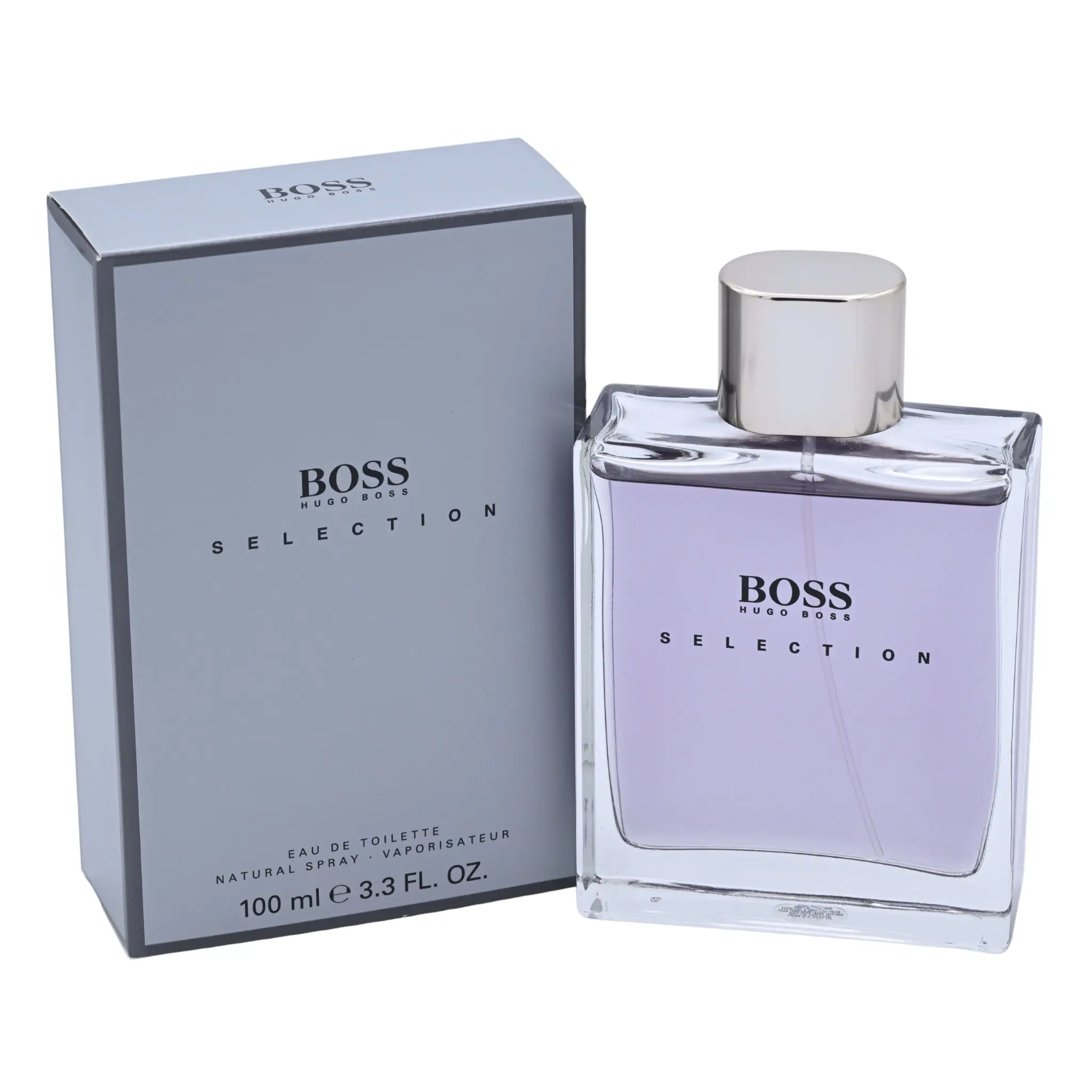 HUGO BOSS Boss Selection Eau de Toilette Spray, Spicy Men's Cologne with Amber, Musk & Cedar Notes, 3.3 fl oz / 100 ml, Spray Bottle, Signature Scent, Casual Wear, Masculine Aroma, Wood, Bottled Men's Fragrance