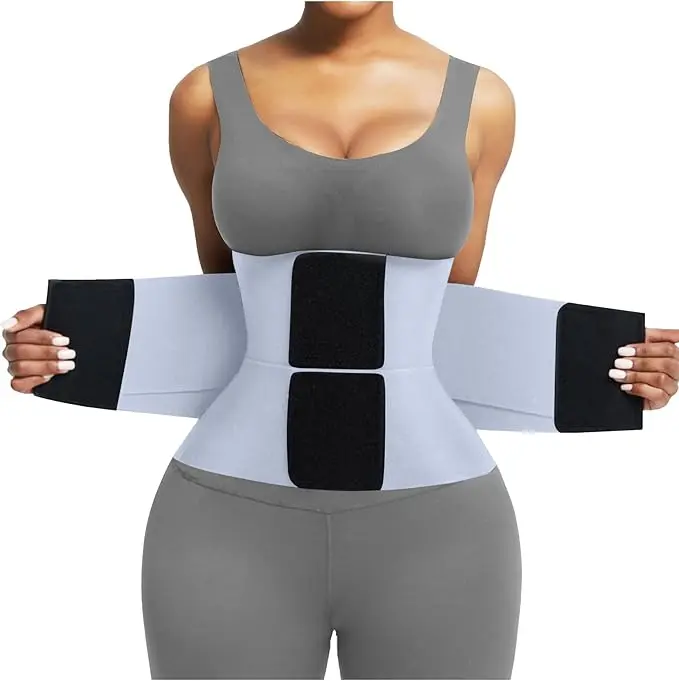 FeelinGirl Belt Waist Cincher Ab Belt with Triple Wrap Women Comfortable Fabrics Nylon Adjustable Multicolor Womenswear Lady  Comfort Fabrics Womenswear Fits Sexy Waist Trainer