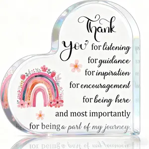 Supervisor Gifts For Women Thank You Gift Basket for Women Teacher Appreciation Gift Thank You Plaque Employee Appreciation Gift Acrylic Office Decor Appreciation Present for Coworkers Bosses Leaders Caregivers Therapists