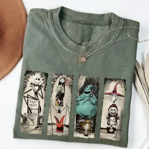 The Nightmare Before Christmas Shirt, Jack Sally Zero Tee, Halloween Boogieman Shirt, Boogie's Boys Shirt, Scary Halloween