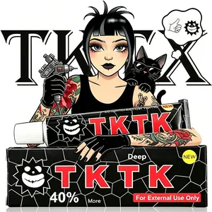 Tattoo Soothing Cream 40%, Maximum Strength 6 - 8 Hours for Tattoos, Use Before Tattooing, Waxing & Piercing | Tattoo Nursing Extra Strength | 10g