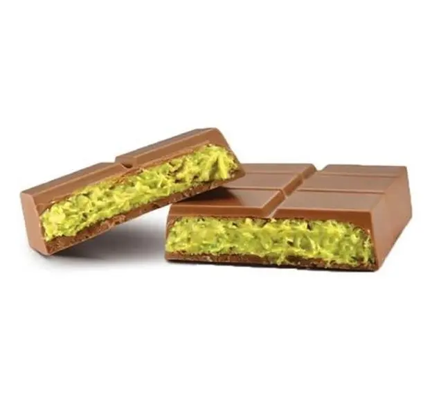 Hasan Efendi Dubai Chocolate – Belgian Milk Chocolate with 70% Pistachio Paste & Shredded Wheat – Unique Gourmet Treat – 6.7oz (190g)