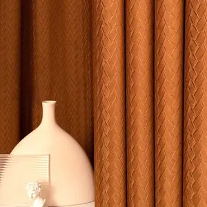 Modern Simple Italian Velvet Curtains, Windproof Warmth, Thick Soundproof, Full Shade, Living Room Bedroom, High-End Texture, Heavy Curtain