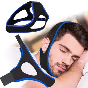 Snoring Chin Strap - Anti Snore Chin Strap for Men/Women, Adjustable Snoring Chin Strap, Adjustable Effective Snoring Sleep Device Reducing  for Home & Travel