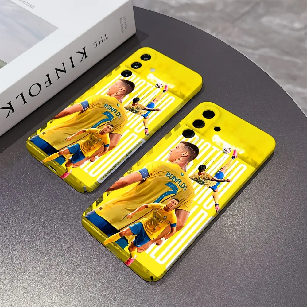 Stylish CR7 Smartphone Case for Samsung Galaxy A04, A04E, A05S, A06, A13, A14, A15, A23, A24, A25, A26, A33, A34, A35, A36, A53, A54, A55, A73 4G/5G - Shockproof Hard PC Back Casing, Protective Cellphone Accessory with Camera Protection