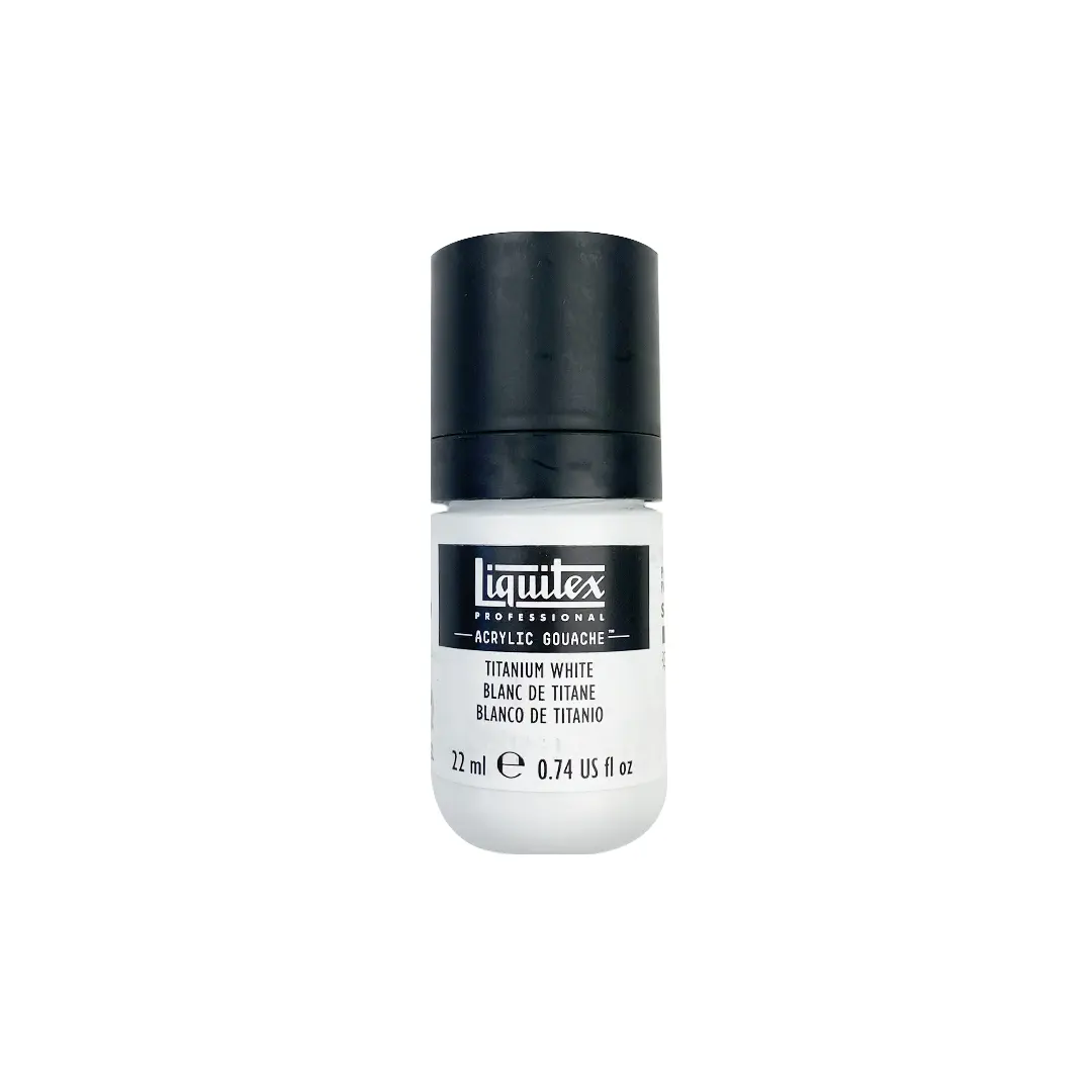 Liquitex Acrylic Gouache-22ml Titanium White