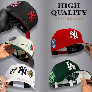 New Era MLB 59FIFTY Snapback Cap - NY Yankees/LA Dodgers Anniversary Patch, Unisex Classic Sport Streetwear Adjustable Collectible Sports Headwear