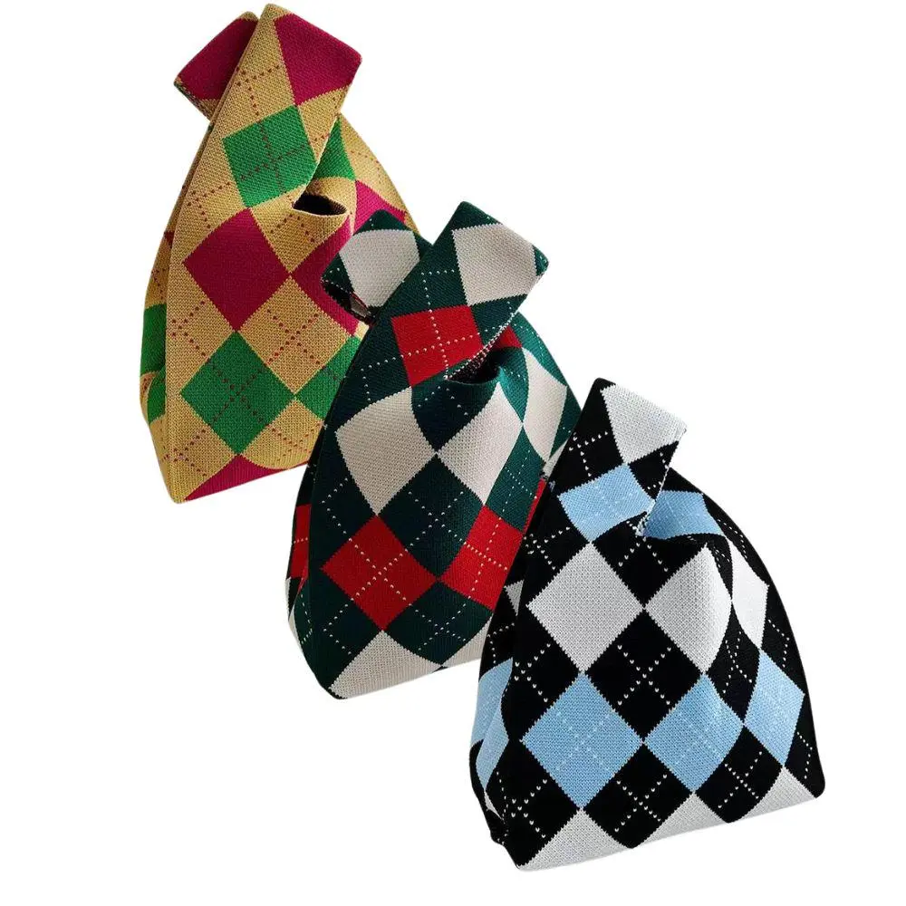 3-Pcs Minimalist Woven Wrist Knot Tote Bags High-Capacity Non-Woven Casual Handbags for Friends, Family, Daily Use &amp; Travel, All-Seasons Spacious Souvenir Gift Bags