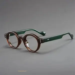 2026 Retro Round Tortoiseshell Glasses | Unisex Vintage Style Optical Frames | Lightweight & Stylish Eyewear