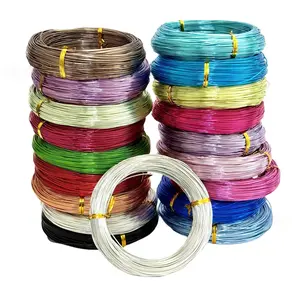 7 Rolls 1.0mm X 196.85 Inches Colorful Aluminum Craft Wire, Smooth Ends, Ideal for Art Projects, Creative Weaving, DIY Jewelry Making, Decorative Metal Wire