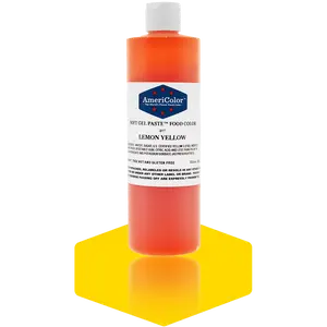 AmeriColor, Lemon Yellow, 13.5 Ounce, Soft Gel Paste Food Color