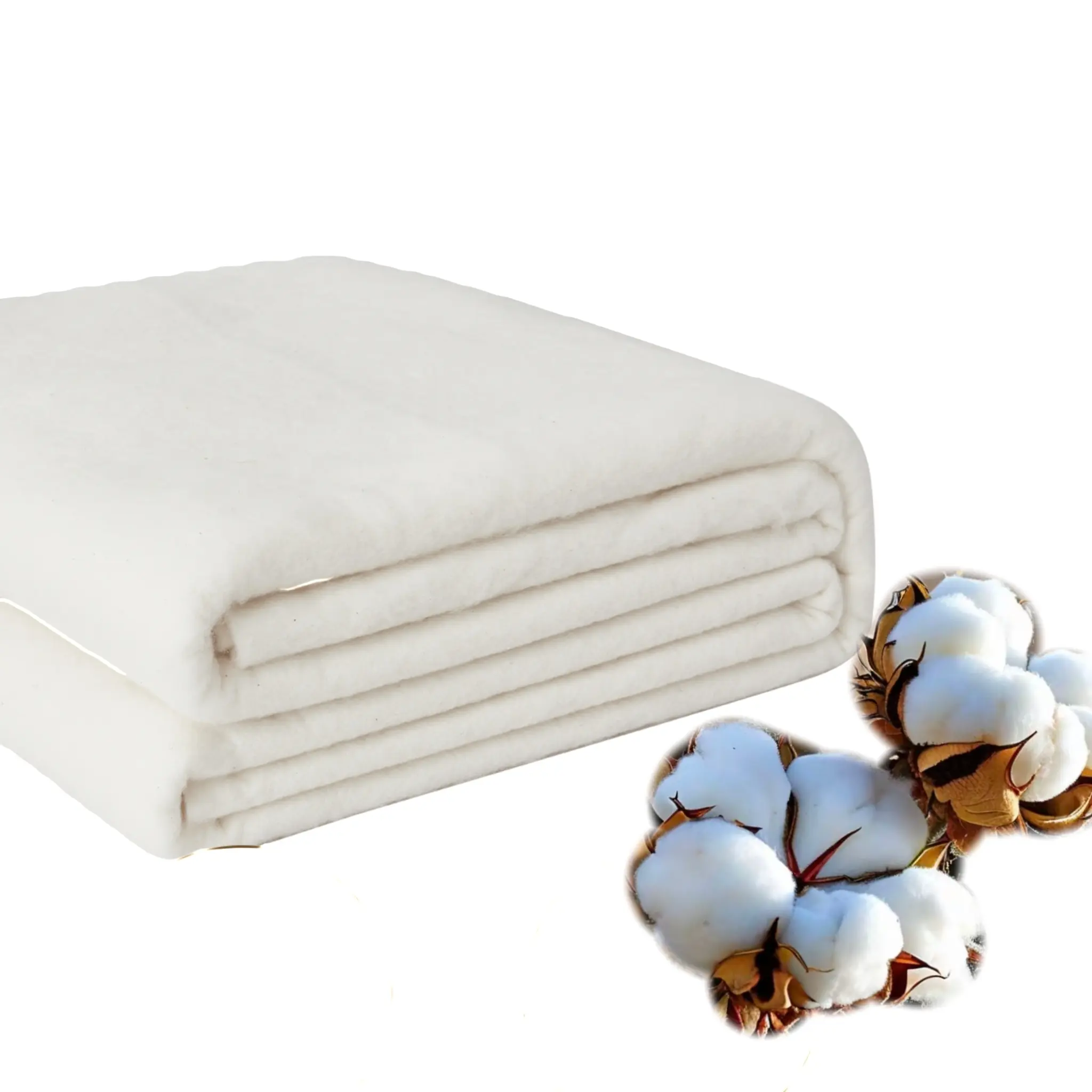 Natural Cotton Batting for Sewing - Wall Decor Supply, Soft Warmth, Cold Wash Safe, Smooth Cut, Ideal for Craft Lovers