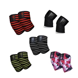 MT Weight Lifting Knee Wraps Fitness Training Straps Power Lifter Gym Men Women