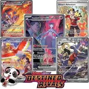 Destined Rivals Energy Break Booster Box - Pokemon Cards Featuring Various Energy Types and Cards