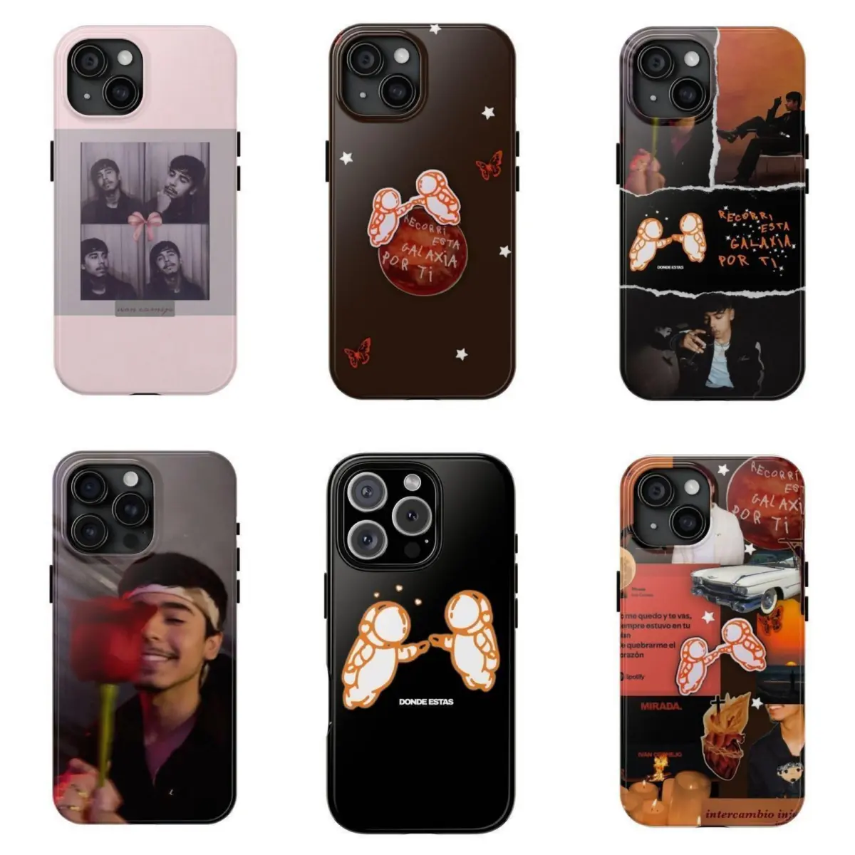 Ivan Cornejo Mirada Tough Phone Case Compatible for iPhone 17Promax 16 15 14 13 12 11 and for Samsung S21-S25 Durable Shock-Resistant Perfect Gift for Music Lovers Smartphone Protective Cellphone Casing