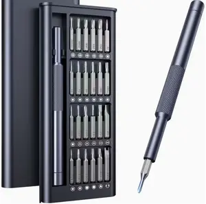 Professional 25-in-1 Small Precision Set – Mini Repair Tool Kit for Glasses, Watch, Computer, Laptop, Phone & Macbook, Compact & Durable DIY Kit for Technicians, Hobbyists & Perfect Gift for Men