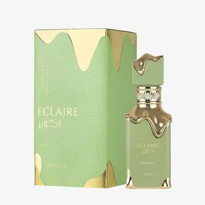 Lattafa Eclaire Pistache EDP 100ml Unisex Creamy Gourmand Perfume with Pistachio Cream & Toasted Pistachio Top Notes