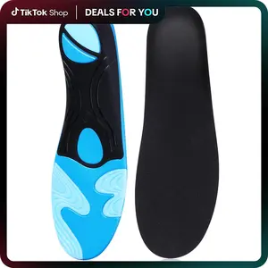 IYDoaMea 1 Pair 220+ lbs High Arch Support Insoles For Women Men, Insoles For Standing All Day, Orthotic Shoe Inserts - Boot Work Shoe Insole Footwear Comfort Breathable Sweat-Absorbent Parent Outdoorfun Dealsforyoudays