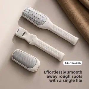 FaSoLa foot grinding tool for removing dead skin and calluses, home-use pedicure stone for scraping the soles and heels, double-sided foot scrubber