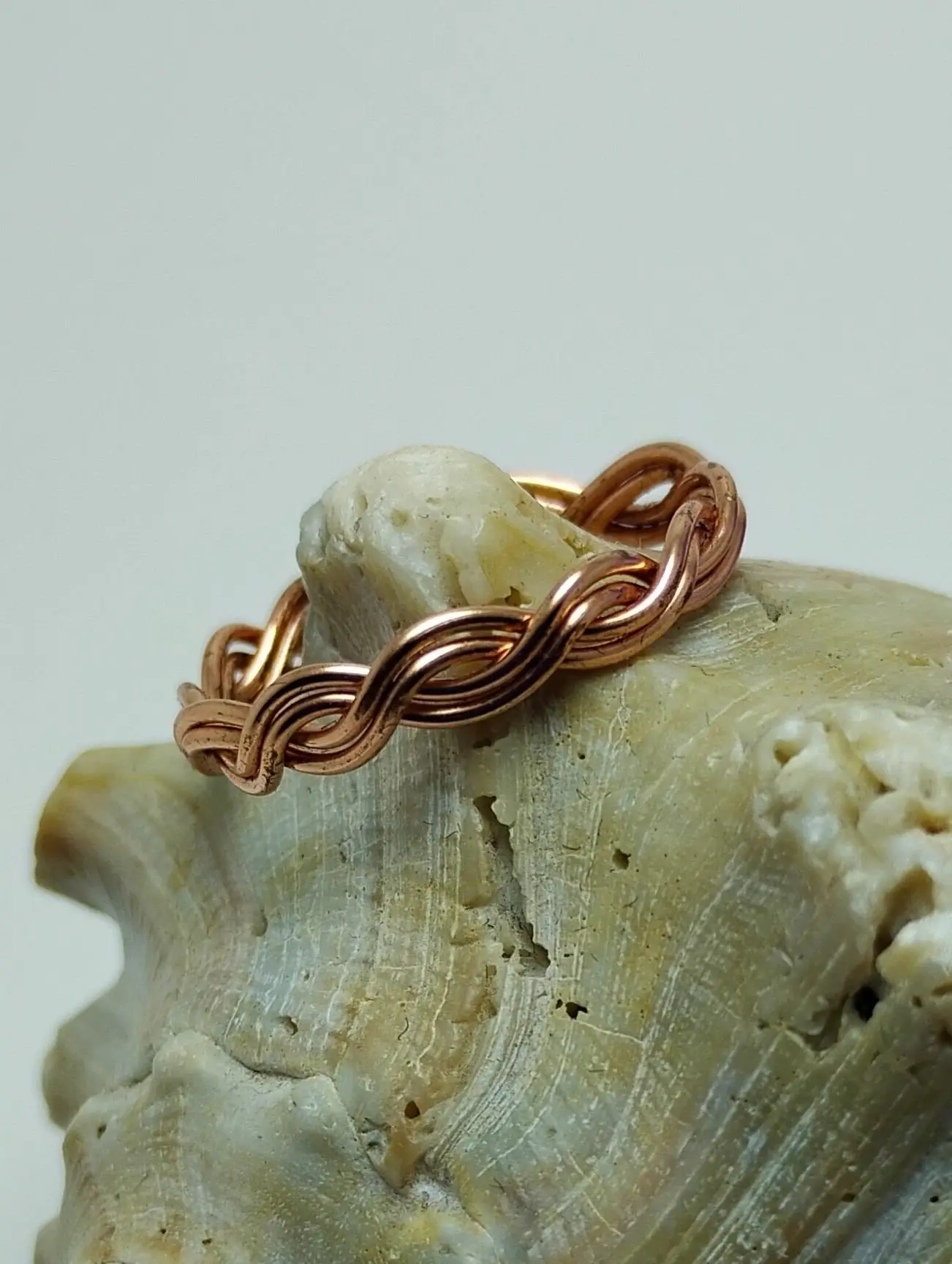 Wavy Copper Ring
